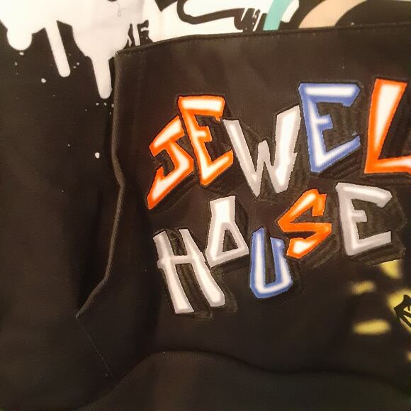 Jewel House Denim Company Mens Hoodie Size XL Black EUC - Picture 3 of 9